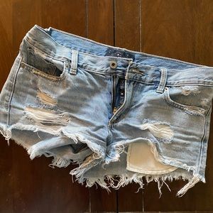 Lucky Brand distressed denim shorts